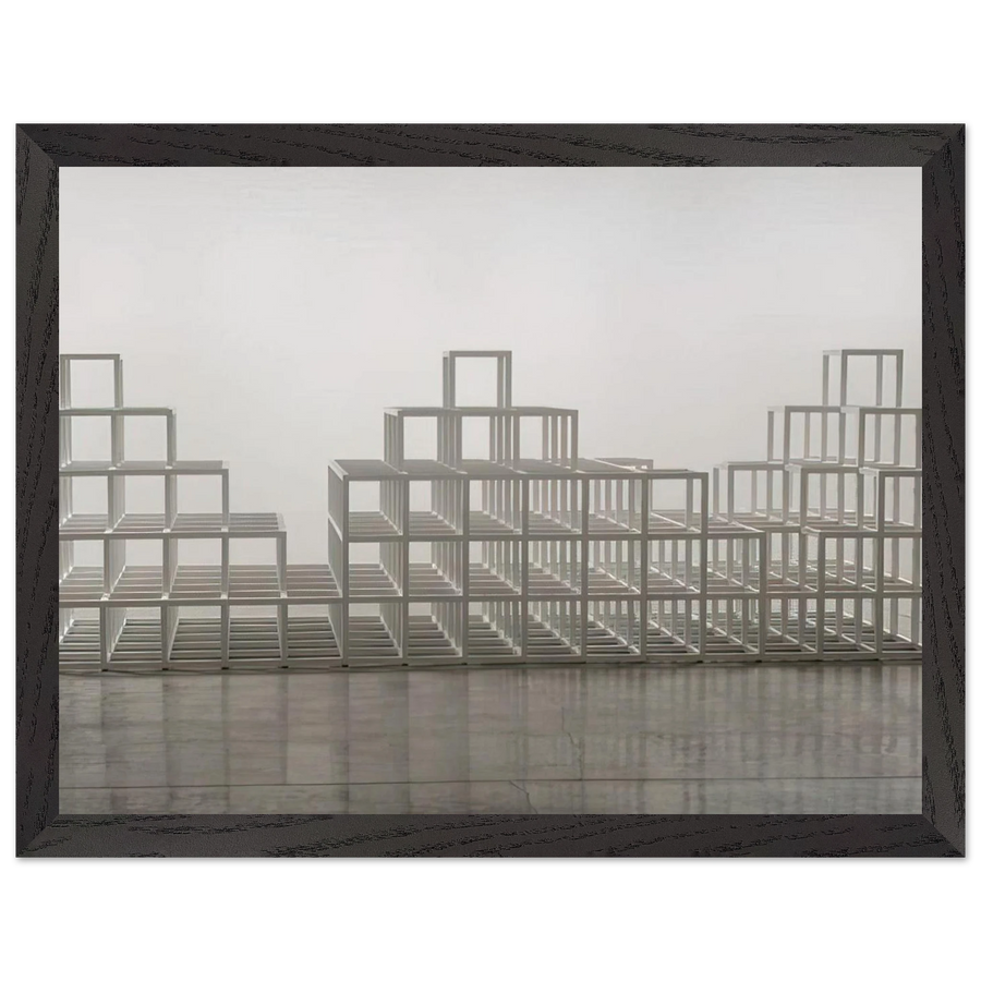 Structure with Three Towers by Sol LeWitt — Framed art print at Zephyeer