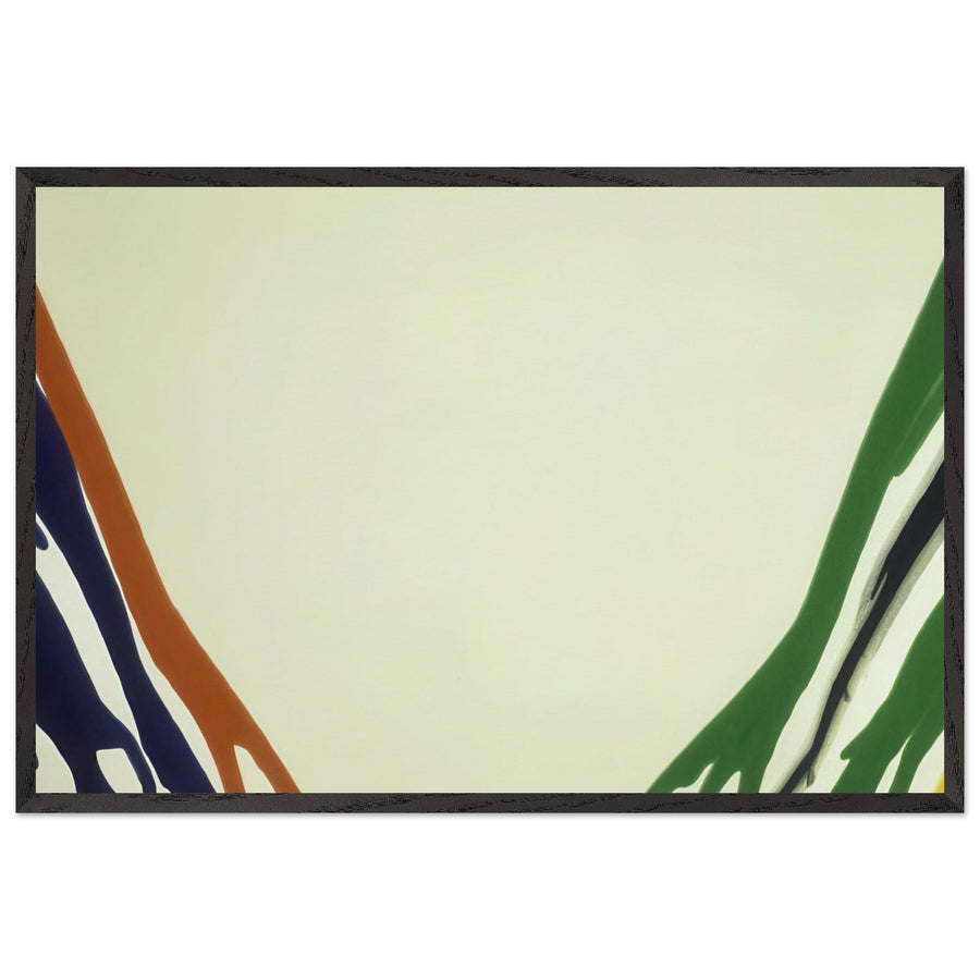 Gamma Delta (1960) by Morris Louis, framed poster