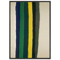 Green Picket (1962) by Morris Louis, framed poster, view 2