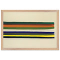 Horizontal VIII (1962) by Morris Louis, framed poster, view 5