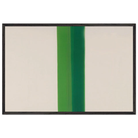 Janus (1960) by Morris Louis, framed poster