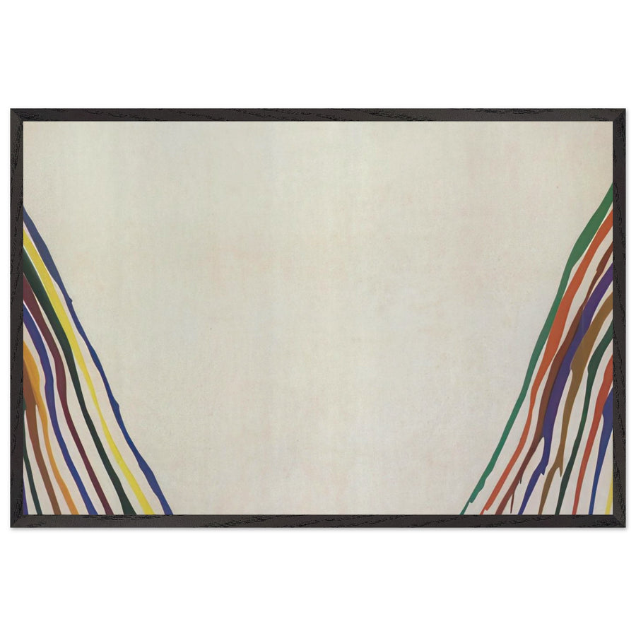 K S I (1959) by Morris Louis, framed poster