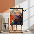 Grand Canyon - Maxfield Parrish Framed Poster - 30x40 cm / 12x16" inches | Maxfield Parrish Framed Art Print