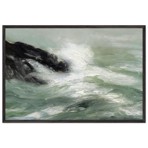 Marine Storm Sea by Robert Henri, framed poster