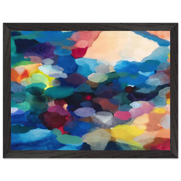 Noble Numbers by Alice Baber, framed poster