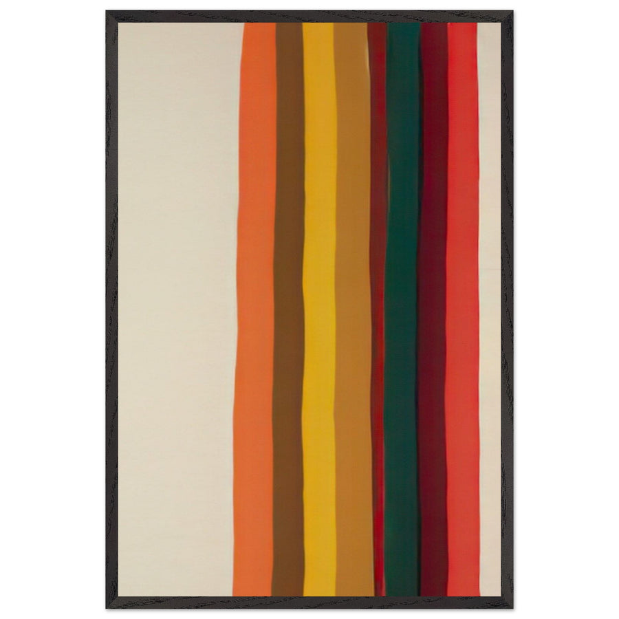 Number 1 36 (1962) by Morris Louis, framed poster
