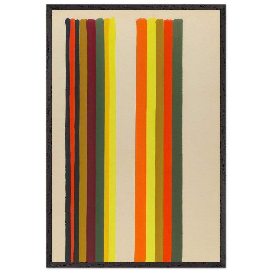 Number 1 68 (1962) by Morris Louis, framed poster