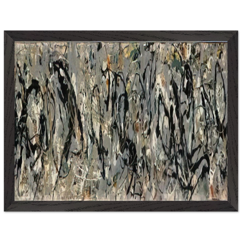 Number 10 1949 by Jackson Pollock, framed poster