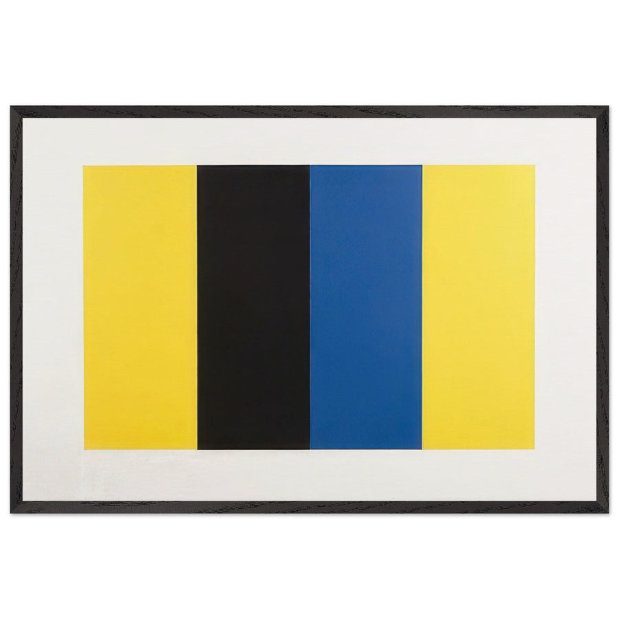 Number 13 (1961) by John McLaughlin, framed poster