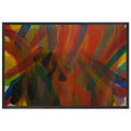 Number 99 (1960) by Morris Louis, framed poster