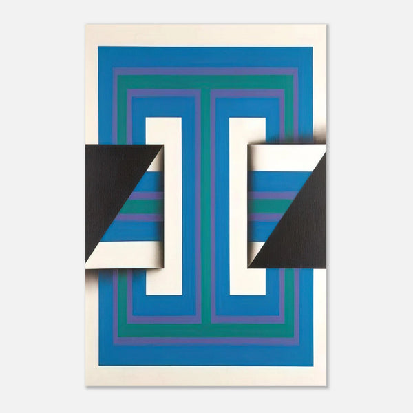 Palindrome 10 (1967) by Omar Rayo, poster