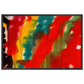 Para III (1959) by Morris Louis, framed poster