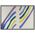 Phi (1961) by Morris Louis, framed poster, view 2