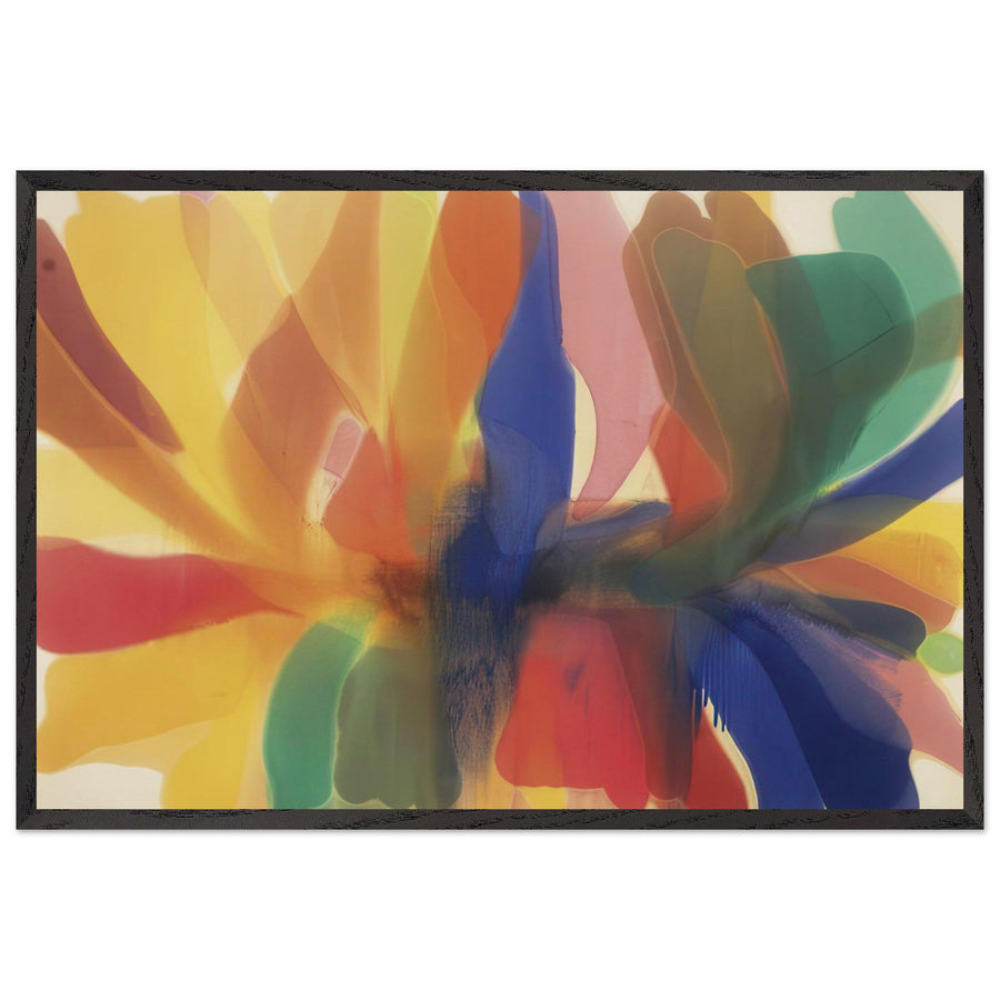 Point Of Tranquility (1960) by Morris Louis, framed poster