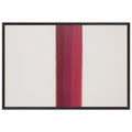 Roseate (1960) by Morris Louis, framed poster