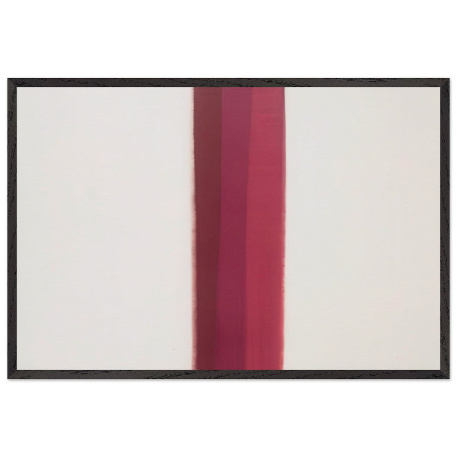 Roseate (1960) by Morris Louis, framed poster