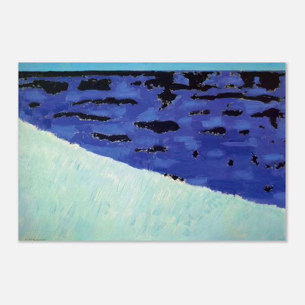 Sea Grasses And Blue Sea (1958) by Milton Avery, poster