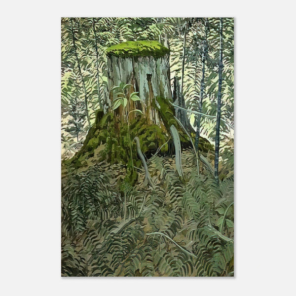 Stump And Ferns by Neil Welliver, poster