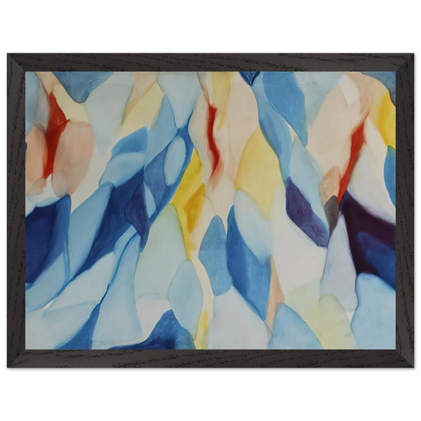 The Way of the Wind by Alice Baber, framed poster