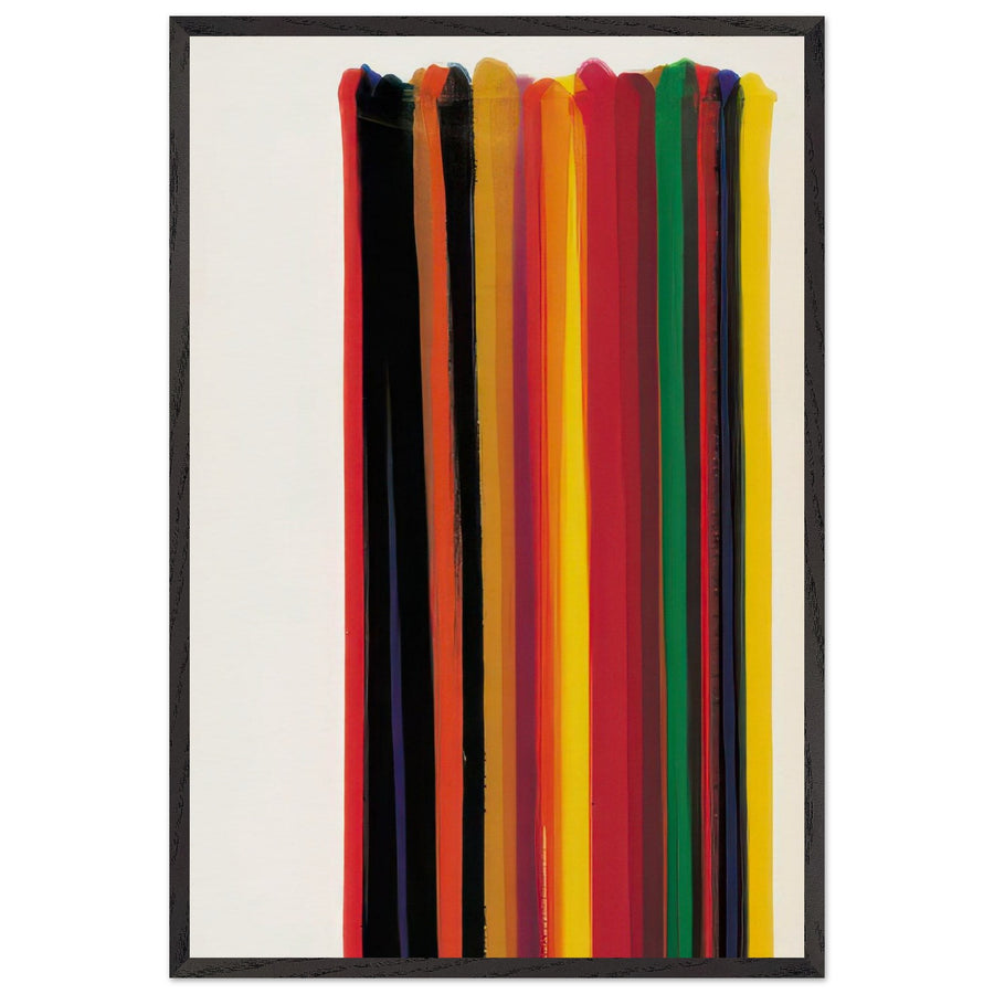 Third Element (1961) by Morris Louis, framed poster