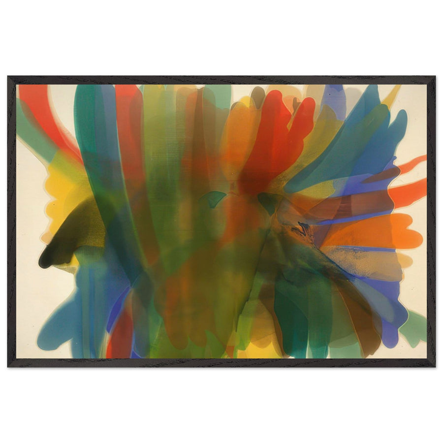 Untitled 1 (1960) by Morris Louis, framed poster