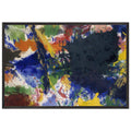 Untitled (1956) by Morris Louis, framed poster