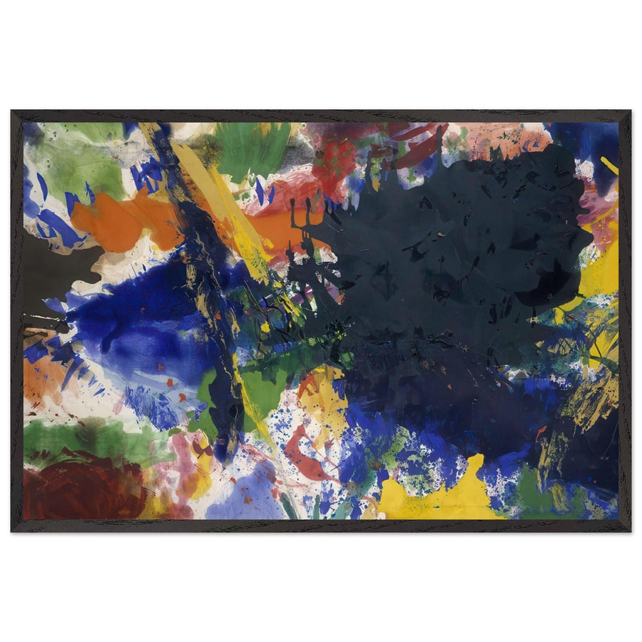Untitled (1956) by Morris Louis, framed poster