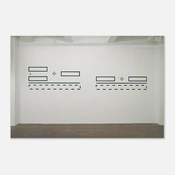 Untitled (1991) by Lawrence Weiner, poster