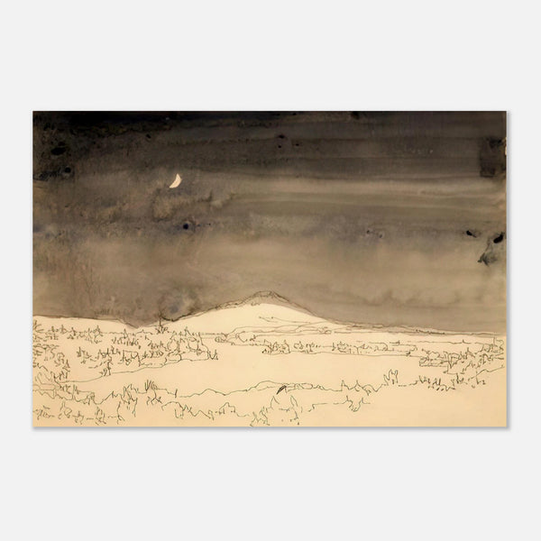 Untitled (Night Scene Study) by Neil Welliver, poster
