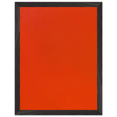 Vermilion by Marcia Hafif, framed poster