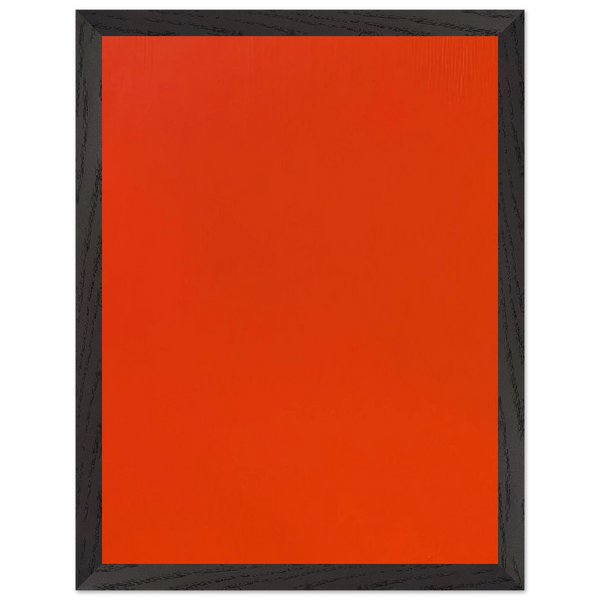 Vermilion by Marcia Hafif, framed poster