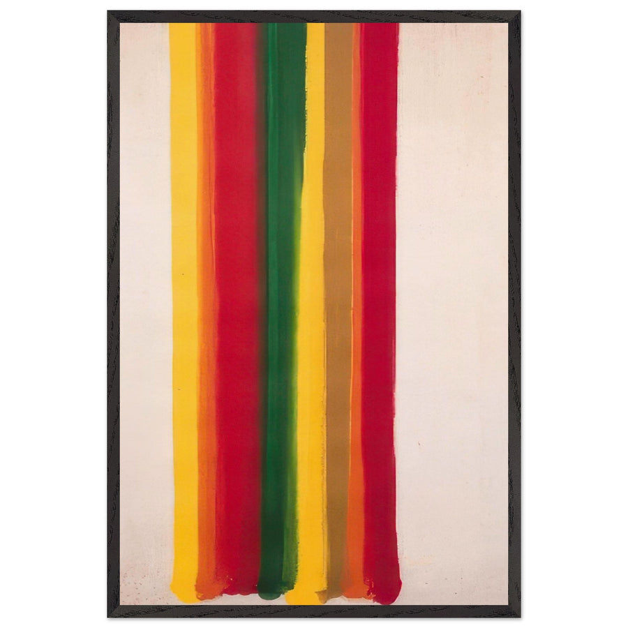 Vertical Horizon (1961) by Morris Louis, framed poster