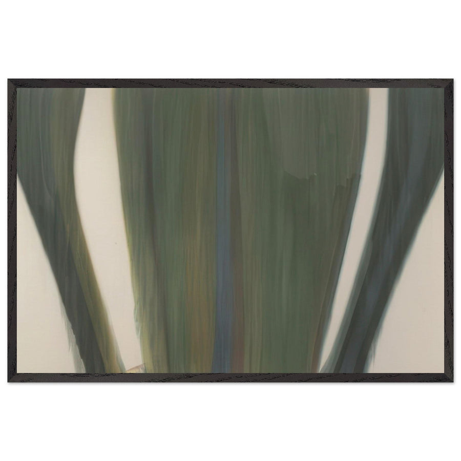 Zayin (1958) by Morris Louis, framed poster